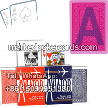 Aviator marked playing cards online sale