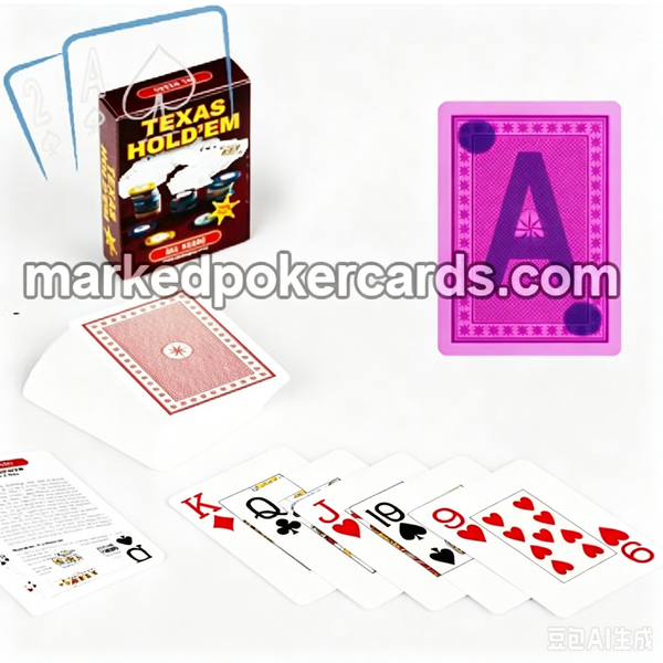 Dal Negro Texas Hold'em Marked Plastic Cards