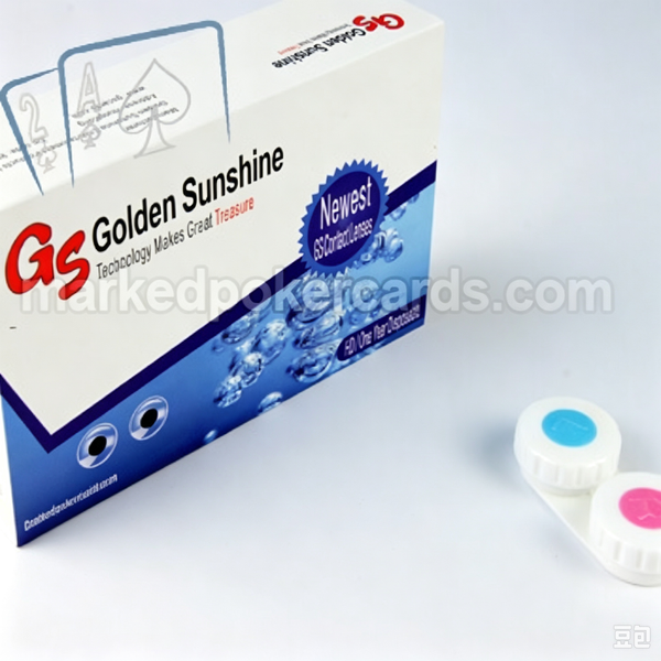 Invisible Ink Contact Lenses for Cheating Cards