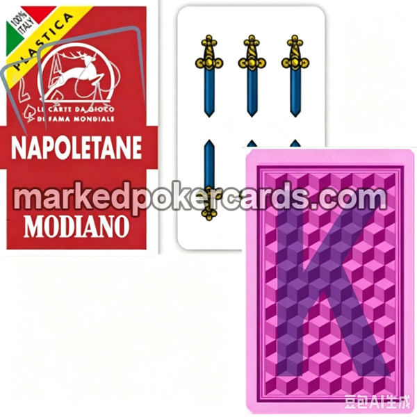 Microchips Playing Cards Modiano Napoletane