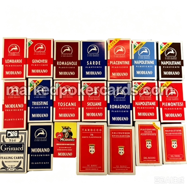 Italian X-Ray Deck Of Playing Cards MODIANO Piacentine