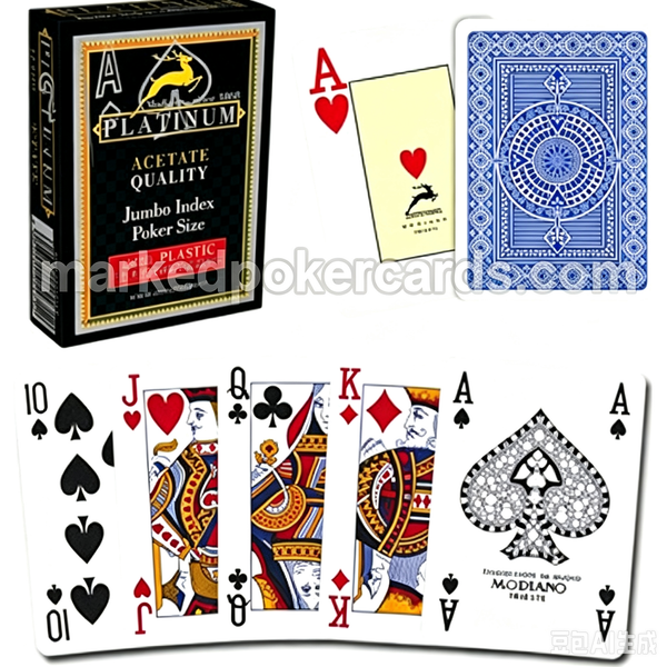 Spy Playing Cards Modiano Platinum