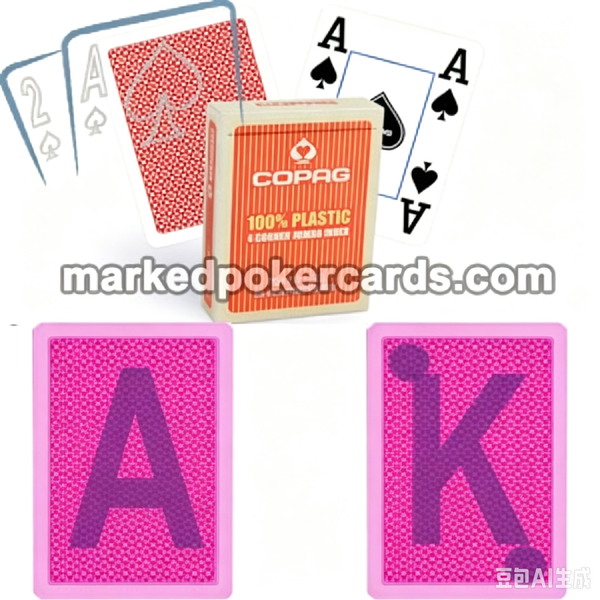 Invisible ink deck Copag 4 Corner Jumbo