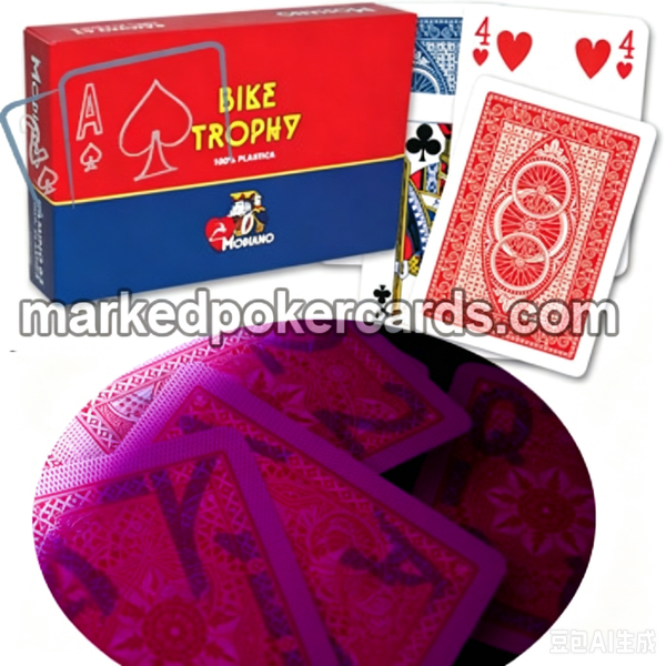 Marked Trick Poker Card Modiano Bike Trophy