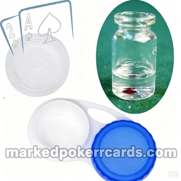 Invisible Ink Contact Lenses for Cheating Cards