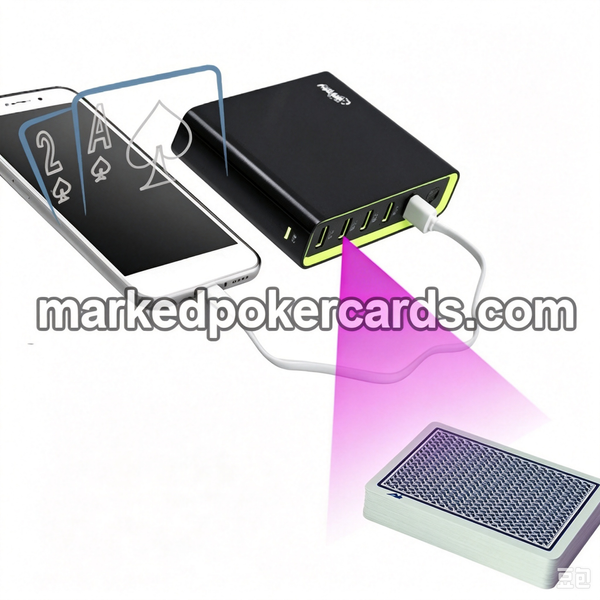 Mobil Power Bank Poker Playing Cards Scanner Reader