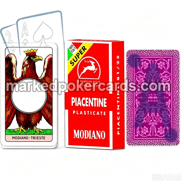 Italian X-Ray Deck Of Playing Cards MODIANO Piacentine