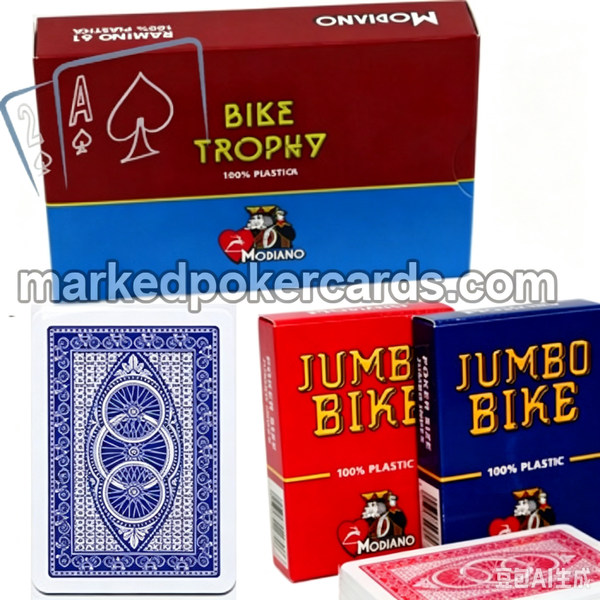Marked Trick Poker Card Modiano Bike Trophy