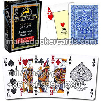 Modiano Platinum poker playing cards